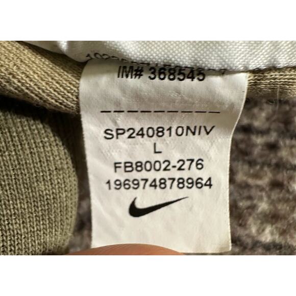 EUC Nike Sportswear Tech Olive Green Fleece Men's Joggers SP240810NIV - Picture 8 of 8